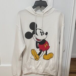 Disney Men's Cream Mickey Mouse Hoodie